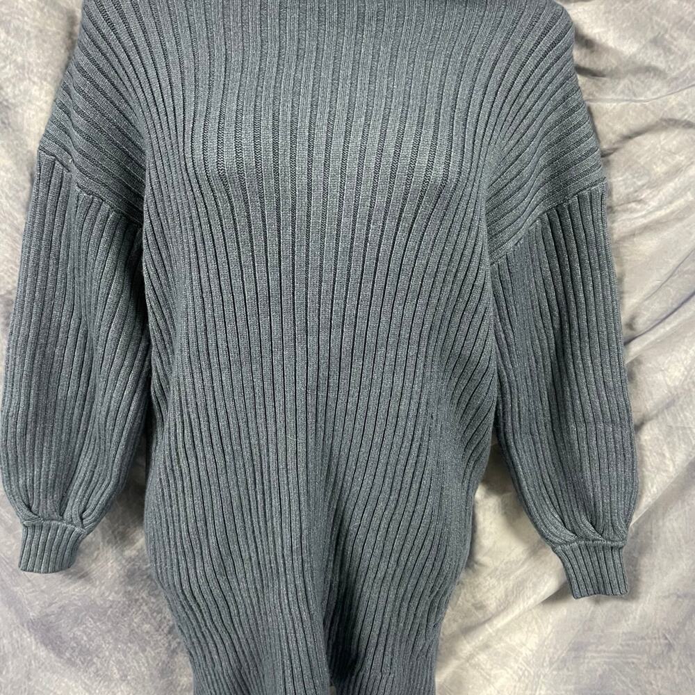 High Collared Sweater Dress, small